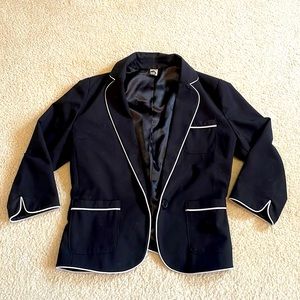 Pipe lined casual suit jacket seize s